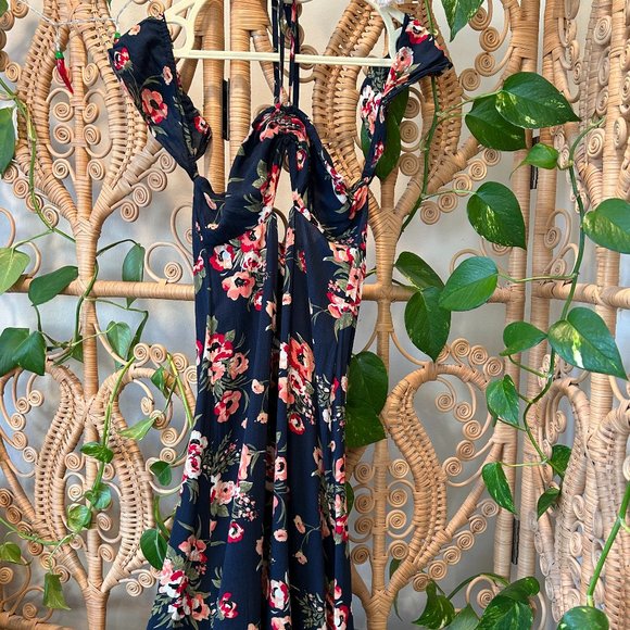 FLYNN SKYE Floral Maxi Dress - Size Small - Picture 3 of 10